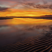 Buy canvas prints of  Arran Sunset by Sam Smith
