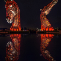 Buy canvas prints of  Kelpies by Sam Smith