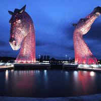Buy canvas prints of Kelpies by Sam Smith