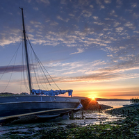 Buy canvas prints of Low tide by Sam Smith