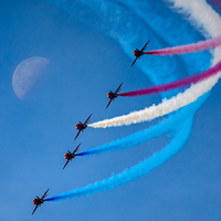 Buy canvas prints of Red Arrows by Sam Smith