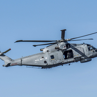 Buy canvas prints of Merlin helicopter by Sam Smith