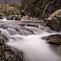 Buy canvas prints of Etive Falls by Sam Smith