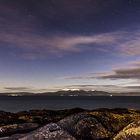 Buy canvas prints of Arran at night by Sam Smith
