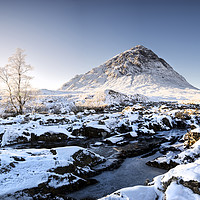 Buy canvas prints of Buachaille in the snow by Sam Smith