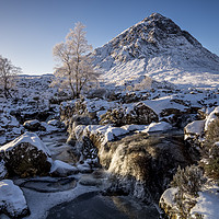 Buy canvas prints of Buachaille in winter by Sam Smith