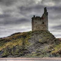 Buy canvas prints of Greenan Castle HDR by Sam Smith