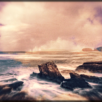 Buy canvas prints of fantasy atmospheric seascape by Will Harnett