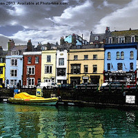 Buy canvas prints of Weymouth Marina by Ian Tomkinson