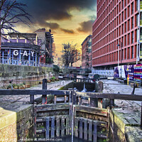 Buy canvas prints of Manchester Canal Street by Joanne Wilde