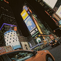 Buy canvas prints of  Times Square, NYC by Joanne Wilde