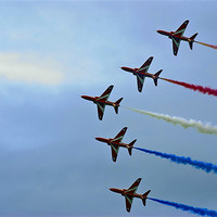 Buy canvas prints of Red Arrows by colin ashworth