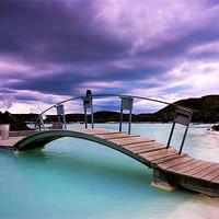 Buy canvas prints of Blue Lagoon - Iceland by colin ashworth