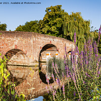 Buy canvas prints of Sonning Bridge River Thames by Jim Hellier