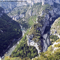 Buy canvas prints of Canyon's Verdon4 by Jim Hellier