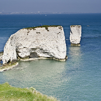 Buy canvas prints of Old Harry and his wife by Jim Hellier