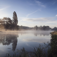 Buy canvas prints of  River Thames at Mapledurham by Jim Hellier