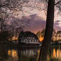 Buy canvas prints of Evening in Spring at the Lake 2013 II by 