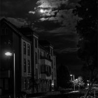 Buy canvas prints of Moonlight after Storm by 