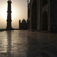 Buy canvas prints of Taj Mahal in the Morning Light by Serena Bowles