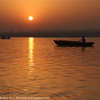 Buy canvas prints of Sunrise on the Ganges by Serena Bowles
