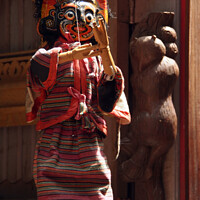Buy canvas prints of Puppet for Sale Bhaktapur by Serena Bowles