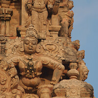 Buy canvas prints of Tanjore Temple Detail by Serena Bowles