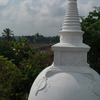 Buy canvas prints of Stupa Top Anuradhapura by Serena Bowles