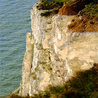 Buy canvas prints of Bright White Cliffs by Serena Bowles