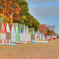 Buy canvas prints of Calshot Beach - The Posh End! by Louise Godwin