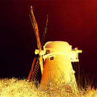 Buy canvas prints of Abstract Windmill by Louise Godwin