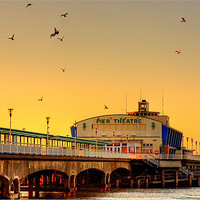 Buy canvas prints of Bournemouth Pier by Louise Godwin