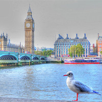 Buy canvas prints of London HDR by Louise Godwin