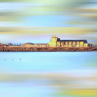 Buy canvas prints of Bournemouth Pier by Louise Godwin