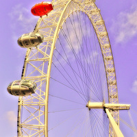 Buy canvas prints of London Eye by Louise Godwin