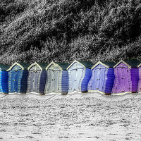Buy canvas prints of Funny Huts by Louise Godwin