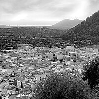 Buy canvas prints of Pollensa Old Town  by Louise Godwin