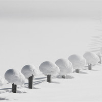 Buy canvas prints of Snow chain II by Thomas Schaeffer