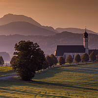 Buy canvas prints of Sunrise at the alps by Thomas Schaeffer