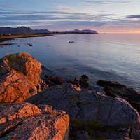 Buy canvas prints of Sunset on Lofoten Islands by Thomas Schaeffer