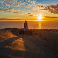 Buy canvas prints of Sunset at Rubjerg Knude by Thomas Schaeffer