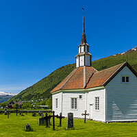 Buy canvas prints of Church of Stordal by Thomas Schaeffer