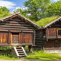 Buy canvas prints of Norsk Folkemuseet by Thomas Schaeffer