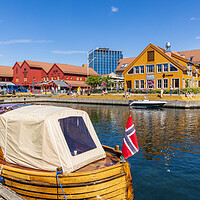 Buy canvas prints of Waterfront Kristiansand by Thomas Schaeffer