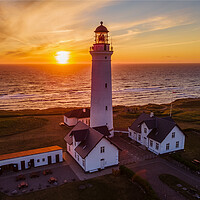 Buy canvas prints of Lighthouse Hirtshals by Thomas Schaeffer