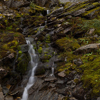 Buy canvas prints of Waterfall above Geiranger by Thomas Schaeffer