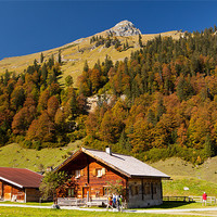 Buy canvas prints of Fall colors in the alps by Thomas Schaeffer