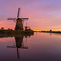 Kinderdijk Sunrise Windmills