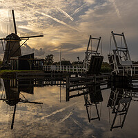 Kinderdijk Sunset Windmills