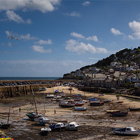 Buy canvas prints of Harbour Mousehole by Thomas Schaeffer